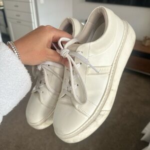 Ganni Cream Women's Sneakers